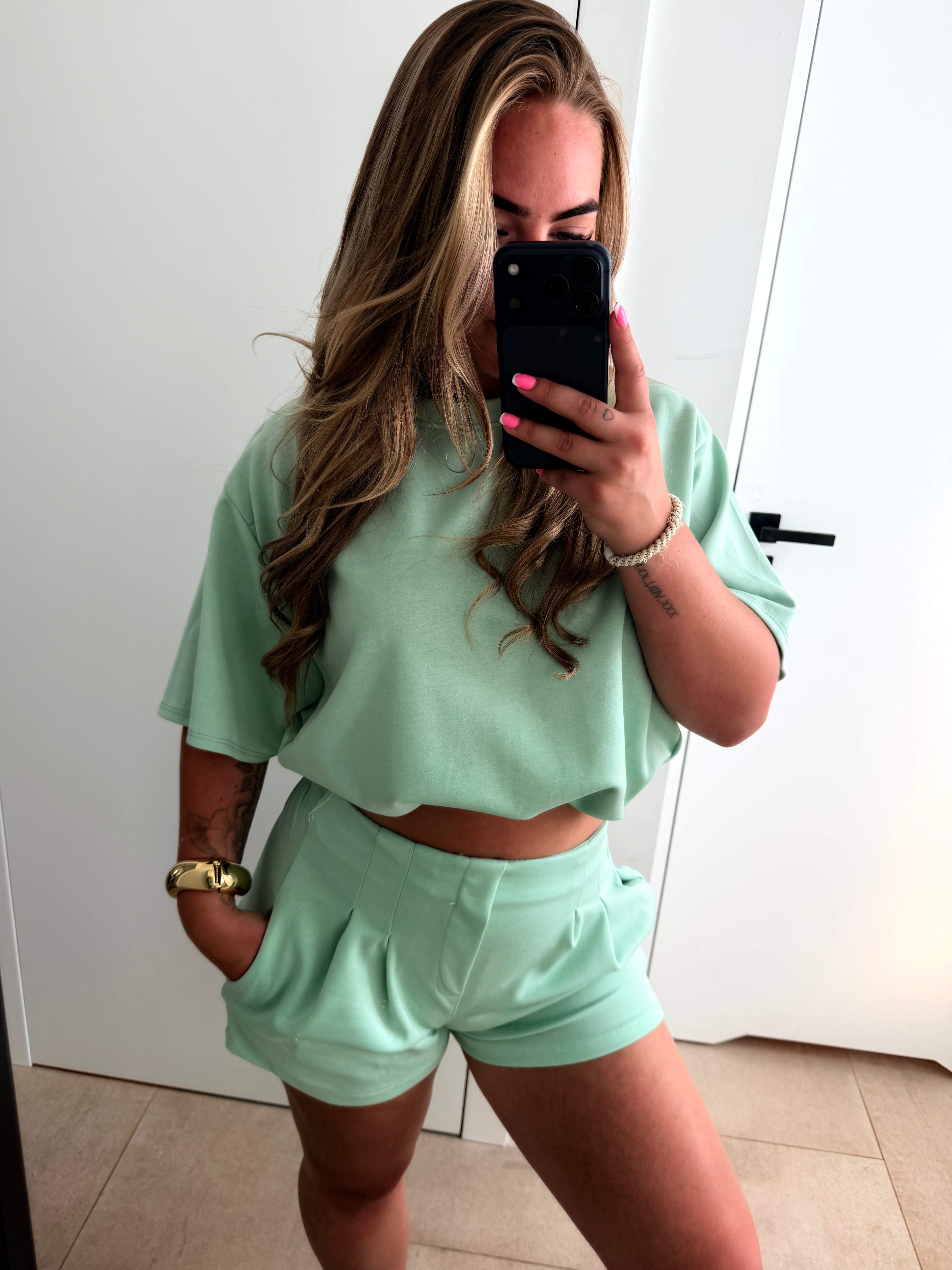 The New Label // Soft set Mint groen