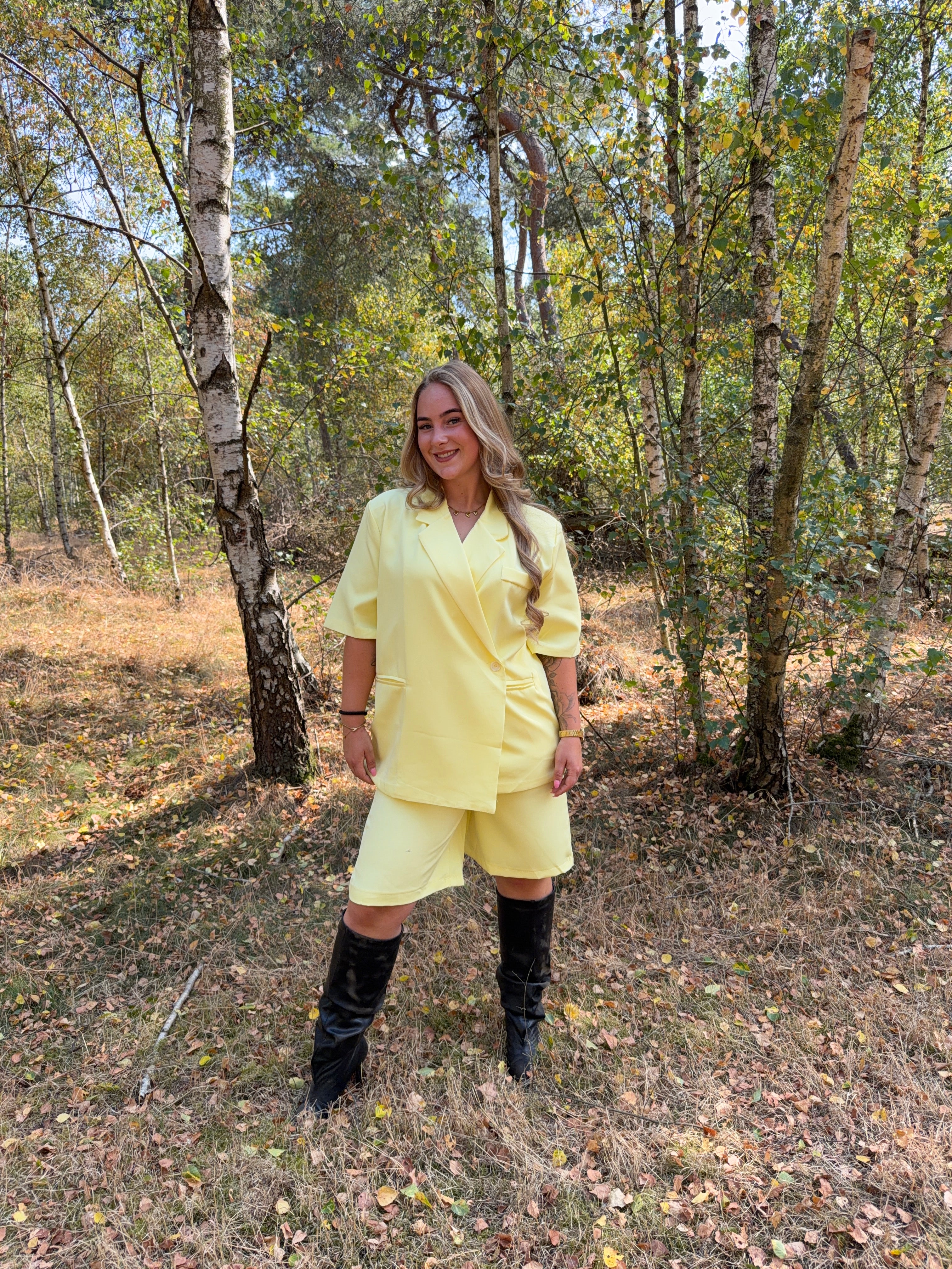 Yellow 2-piece set